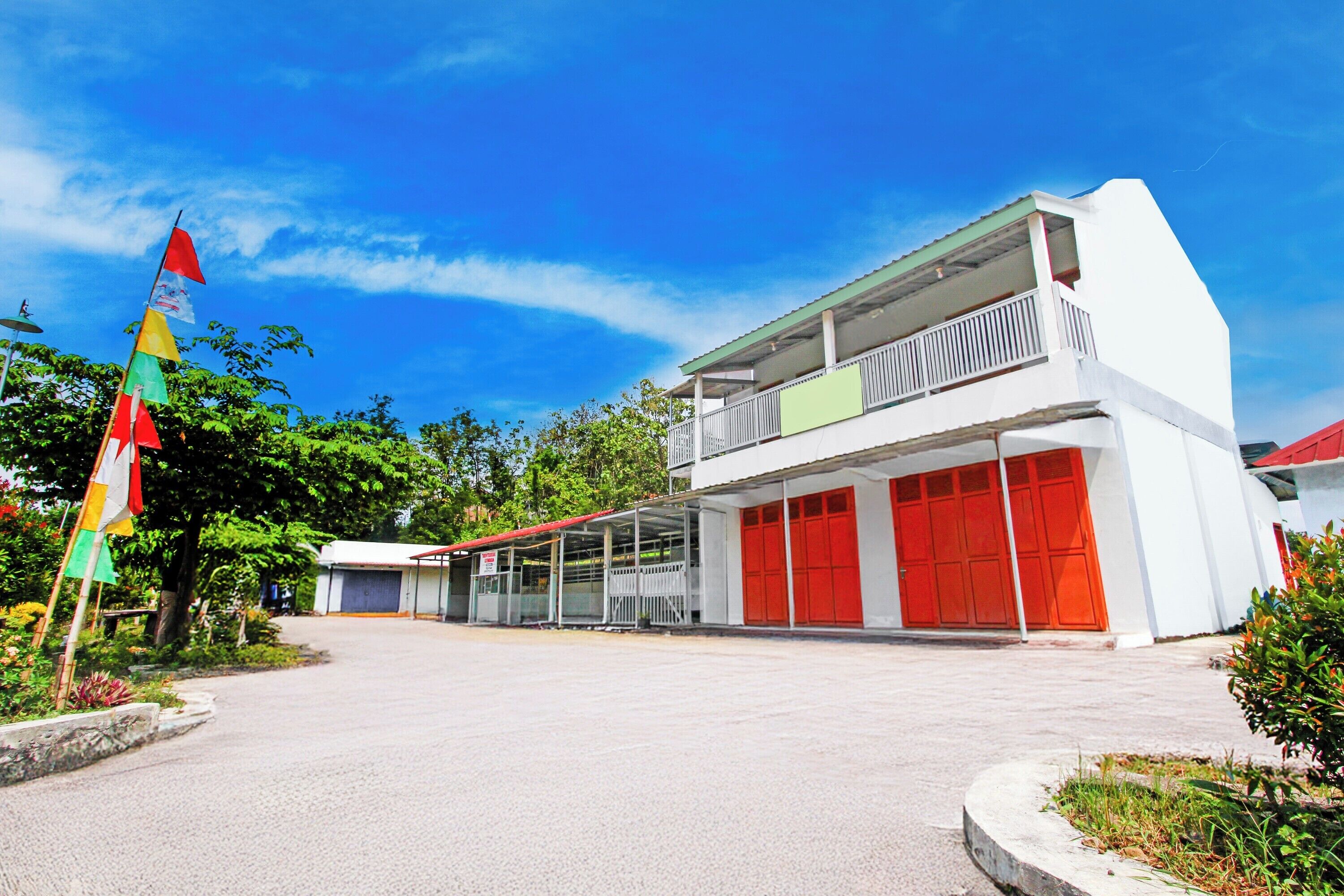 Façade de l’hébergement