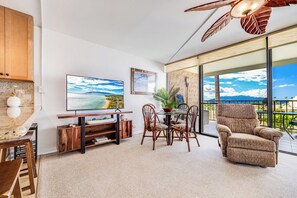 Smart TV, stereo - Ocean-View Retreat w/ Lanai, Pool, Hot Tub & Beach Access (Kihei)