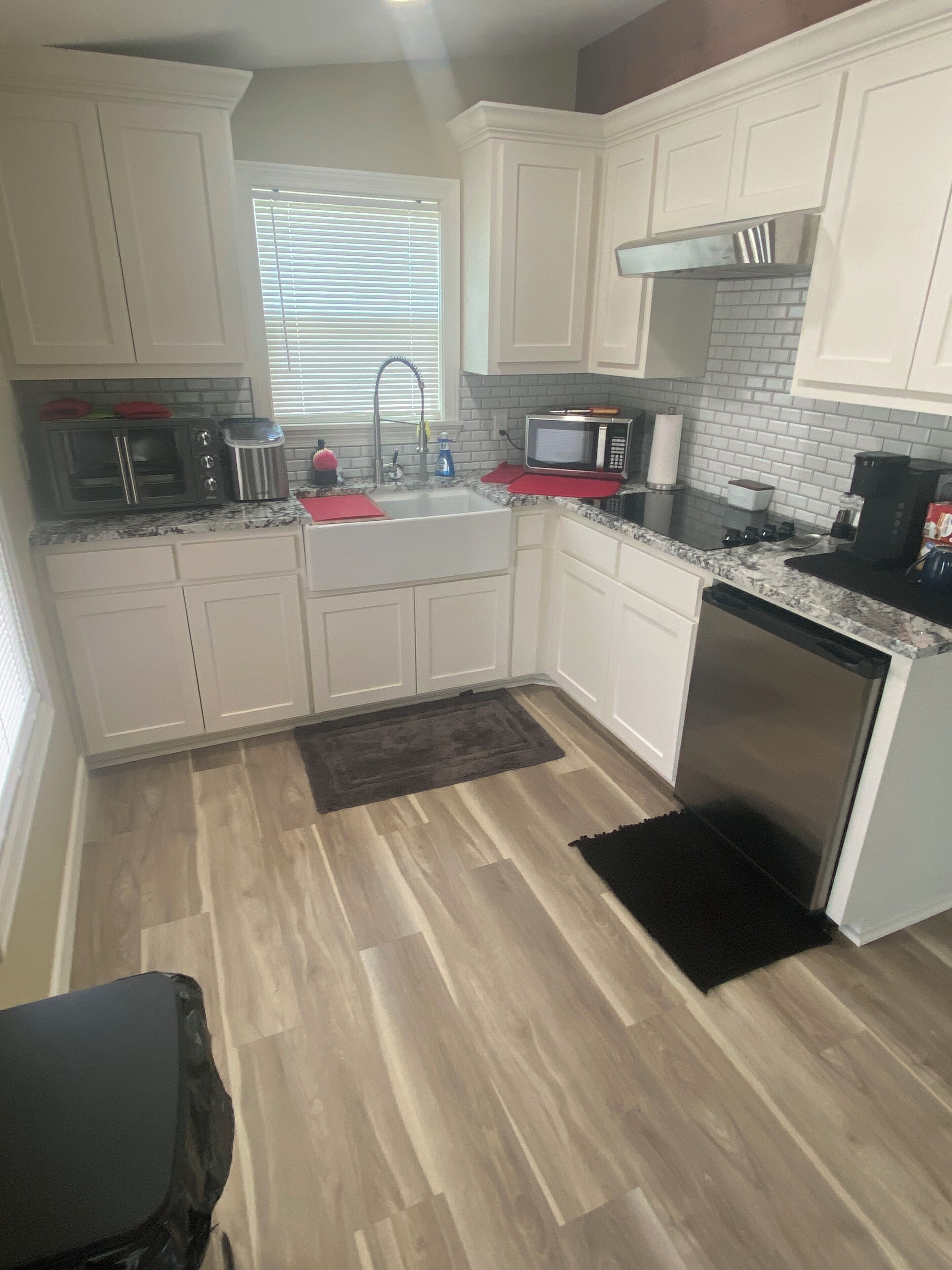 Microwave, oven, stovetop