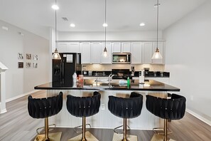 Fridge, microwave, oven, stovetop - Modern 4BR w/ Private Pool in Solterra Resort (Davenport)