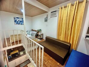 Ferienhütte, 1 Schlafzimmer, Raucher, Gartenblick | Innenbereich