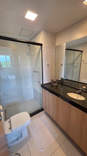 Classic Apartment, Resort View | Bathroom - Makia Beach Exp. Muro Alto 306B byLP (Ipojuca)