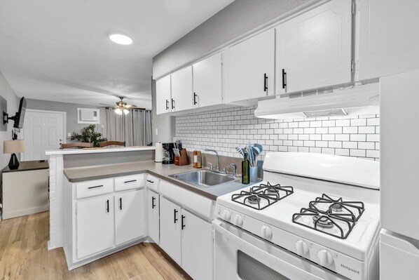 Microwave, oven, stovetop