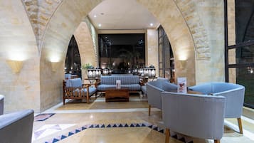 Sittområde i lobbyn