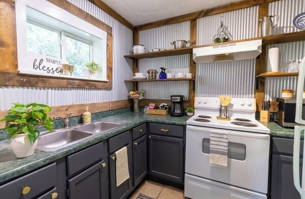 Microwave, oven, stovetop
