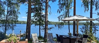 Blue vacation home