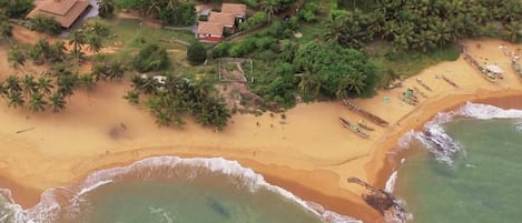 Vista a la playa o el mar