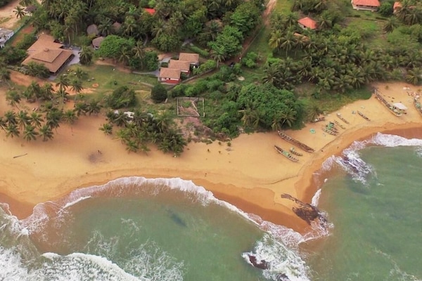 Vista a la playa o el mar