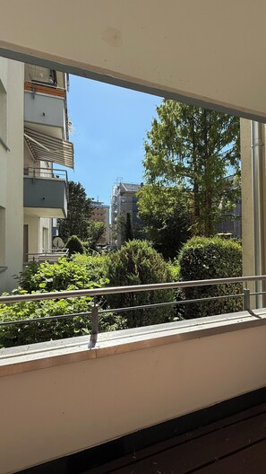 Classic-Apartment, Gartenblick | Ausblick vom Zimmer
