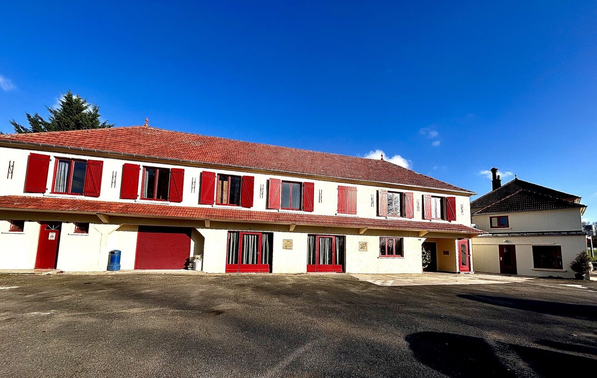 Voorkant van accommodatie