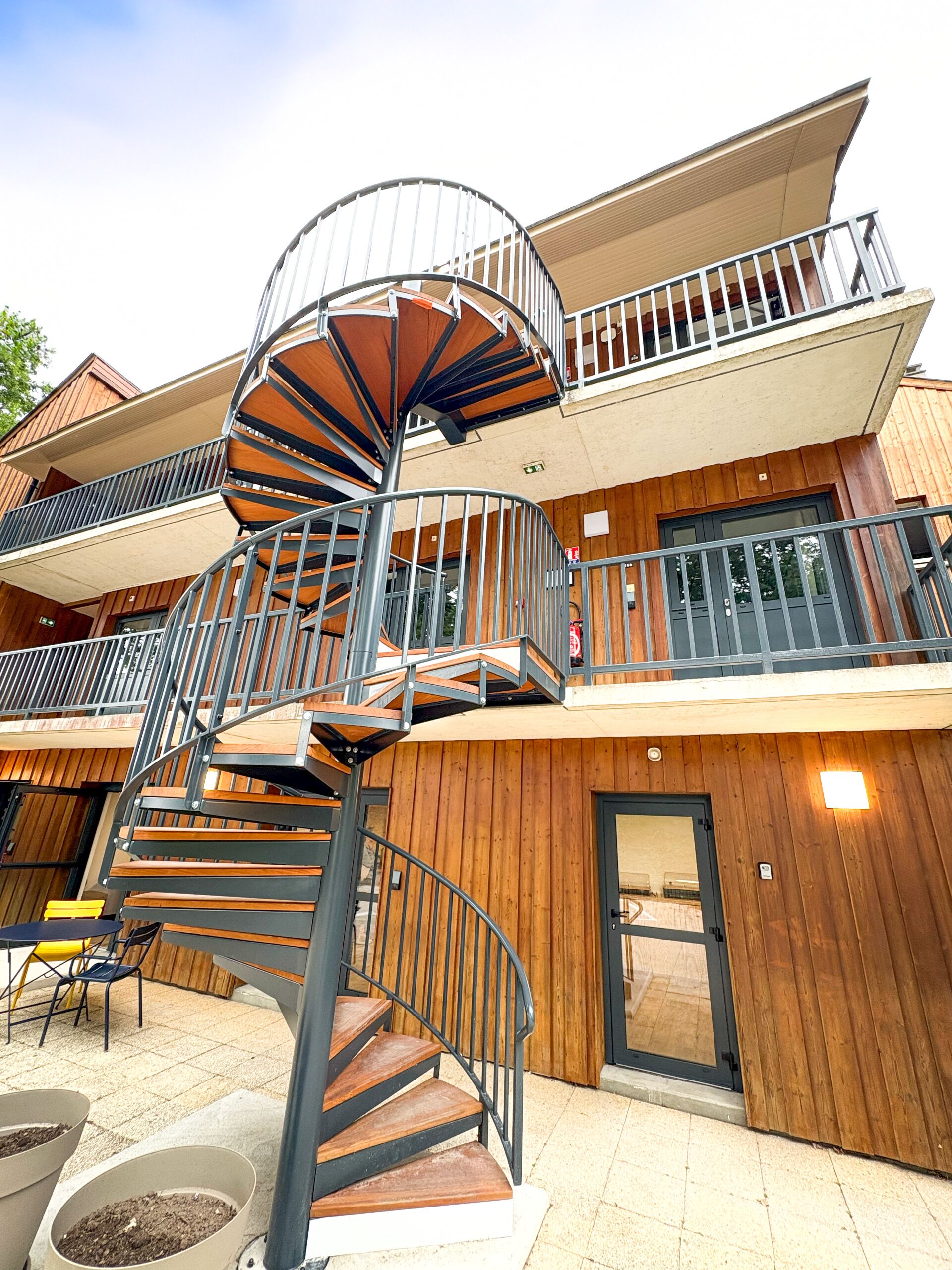 Façana frontal de l'allotjament