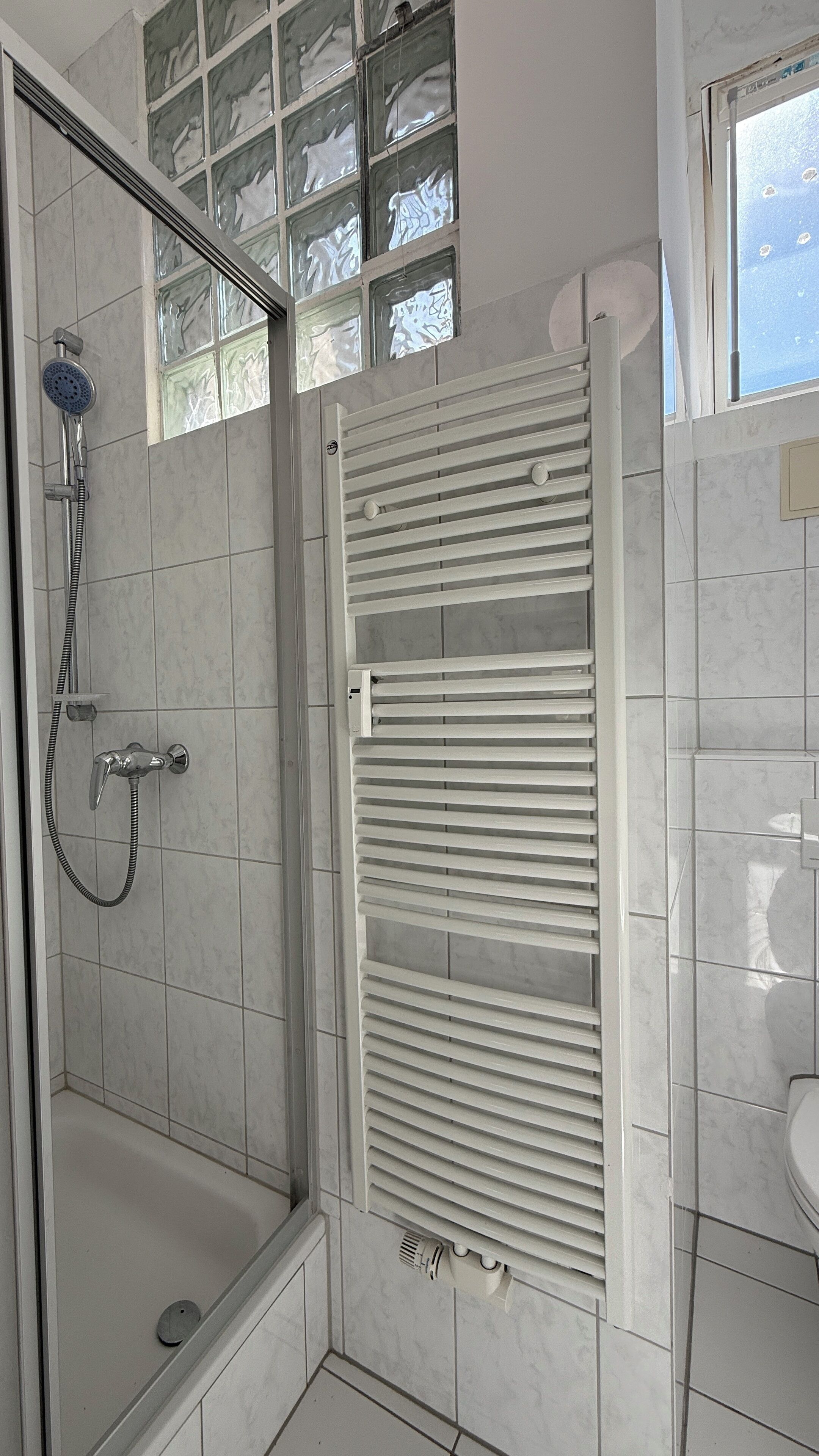 샤워 시설, 타월, 비누, 샴푸