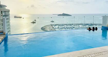 Blue loft ocean view