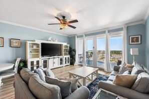 Condo, Multiple Beds (Laketown Wharf 1933) | Living area - Laketown Wharf 1933 (Panama City Beach)
