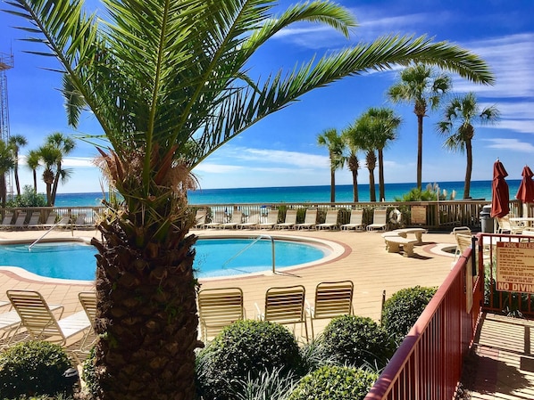 Condo, Multiple Beds (Hidden Dunes 704) | Pool | Outdoor pool, a heated pool