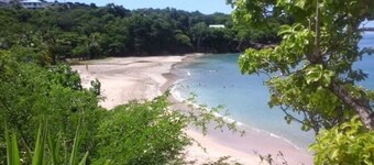Accommodation overlooking the caribbean