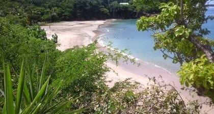 Accommodation overlooking the caribbean