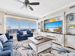 Huoneisto, useita sänkyjä (Hidden Dunes 1705) | Oleskelualue