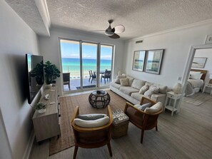 Condo, Multiple Beds (Tropic Winds 503) | Living area - Tropic Winds 503 (Panama City Beach)