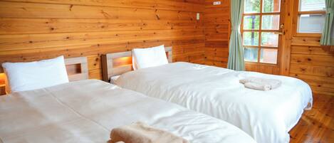 Desk, laptop workspace, blackout curtains, free WiFi