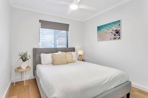 3 bedrooms, iron/ironing board, travel cot, WiFi