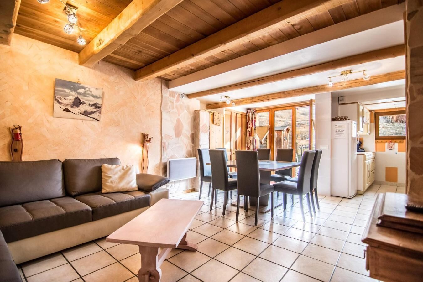 1st Floor, Terrace, Tv, Ski Locker, 85m², Valloire - Valloire