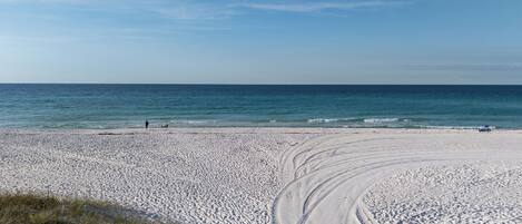 Sun loungers, beach towels