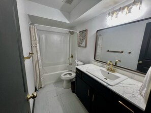 Towels, soap, toilet paper