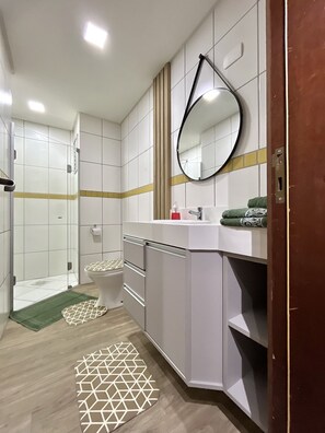Apartment | Bathroom - Saint Sebastian Flat 110 Até 2 Pessoas (Jaragua do Sul)