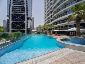 Internet - Vibrant Studio in JLT Sleeps 4 With Lake Views (Dubai)
