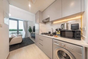 Studio | Internet - Al Jaddaf Sleeps 3 With Pool Play Area (Dubai)