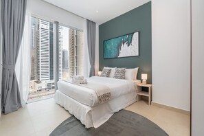 Apartment | 1 bedroom, Internet - Dubai Marina Flat Sleeps 3 With City Views (Dubai)