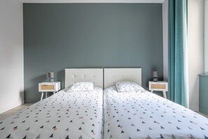 2 habitaciones, wifi gratis y ropa de cama 