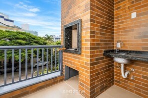 Property grounds - Apt w/ Swimming Pool 6min From Jurere Beach Jpr217 (Florianópolis)