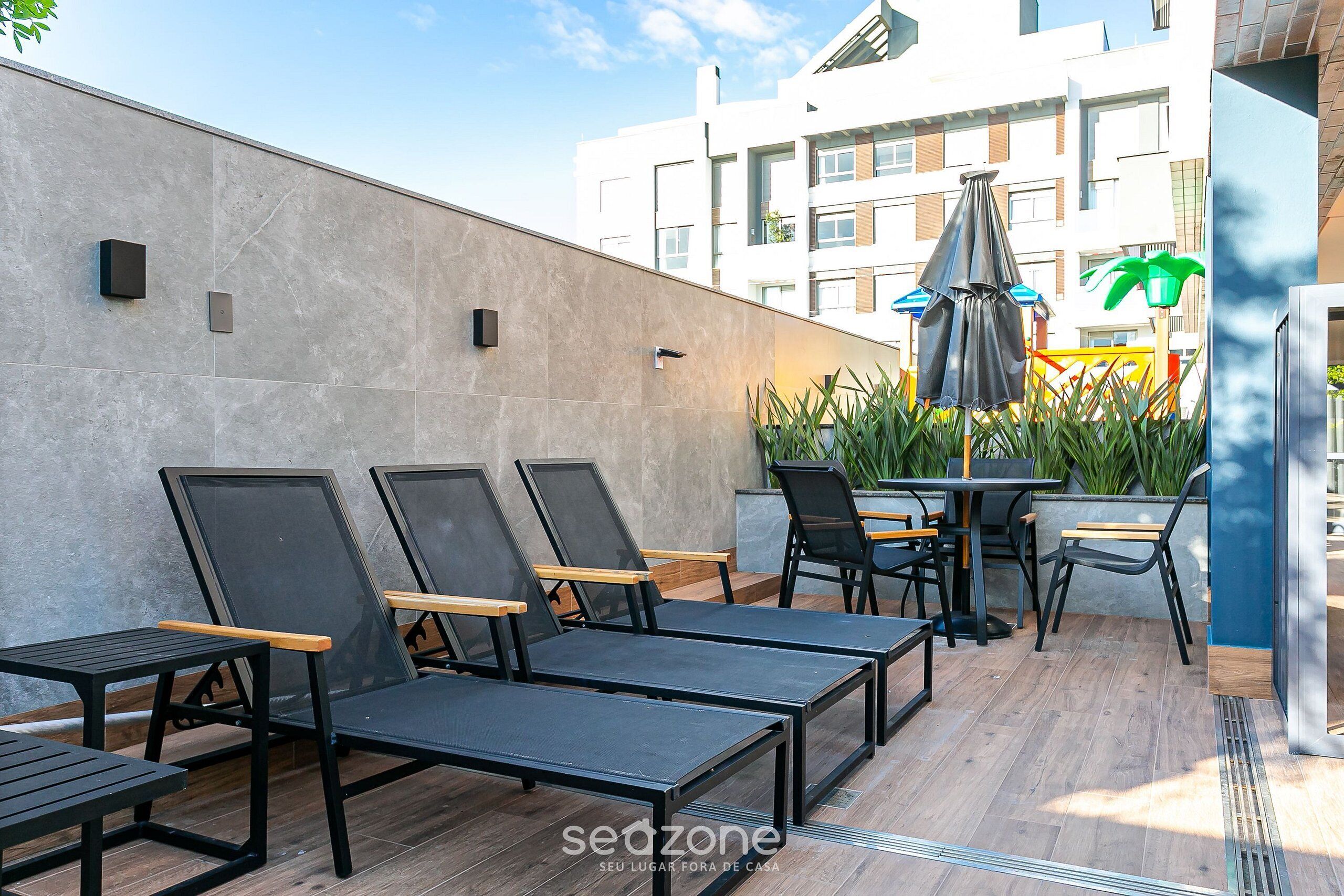 Apartamento básico | Opções para refeição ao ar livre