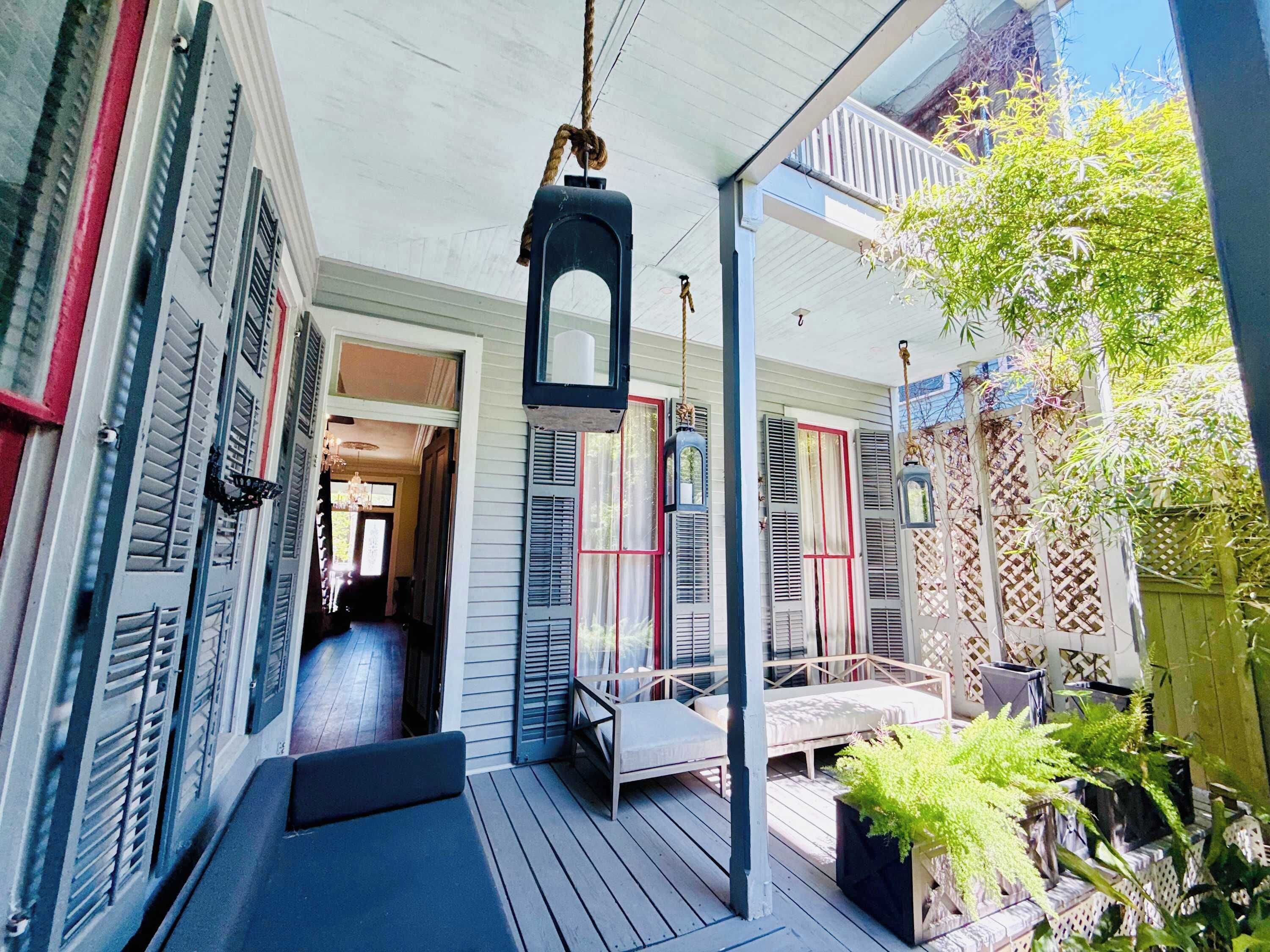Terrace/patio. HUGE Modern Historic Home w/Cowboy Pool, 4BR!