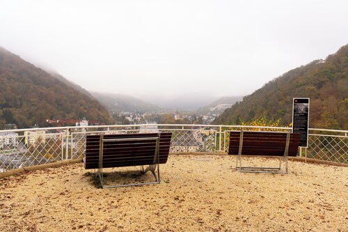 Small modern, cozy apartment at the Kurhotel 1 minute walk to the Lahn