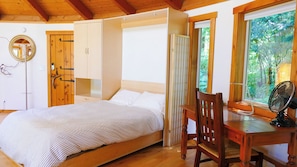 1 habitación, acceso a internet y ropa de cama