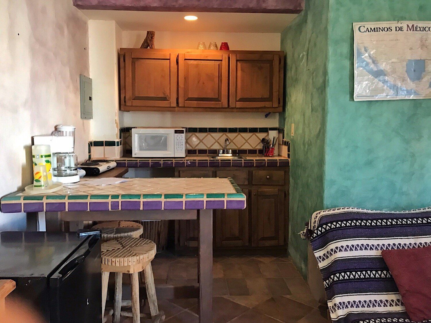 公寓式客房, 1 张大床, 露台 (El Pueblo A7) | 私人厨房