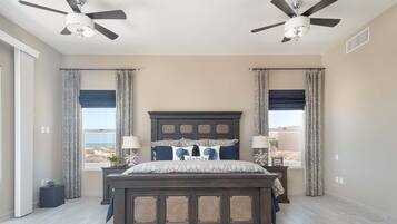 House, Multiple Beds, Pool Access (Margaritaville) | 3 bedrooms, individually decorated, individually furnished, bed sheets