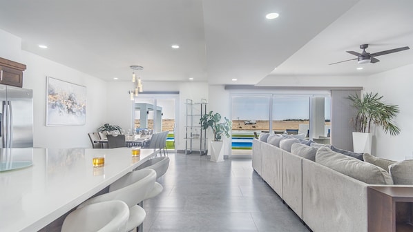 Casa, várias camas, acesso à piscina, vista para a piscina (Casa Atardecer) | Opções para refeição