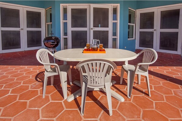 Nhà, nhiều giường, sân hiên (Casa L'italien) | Khu ẩm thực ngoài trời