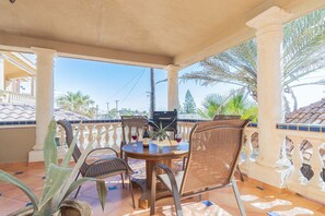 Apartment, Multiple Beds, Balcony (Palm Paradise House) | Outdoor dining