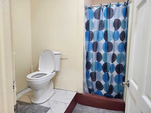 Towels, soap, toilet paper