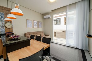 Dining - Apart Foot on Sand for Couples in Floripa Ida105 (Florianópolis)