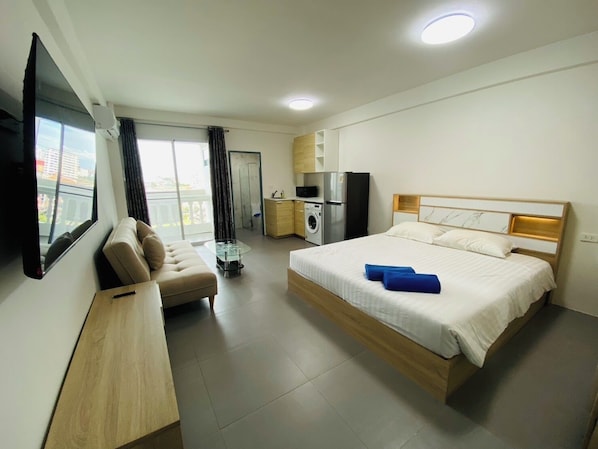 Estudio, balcón | Wifi gratis 