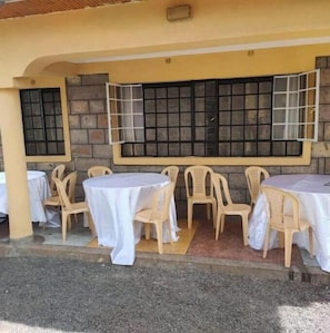 Outdoor dining