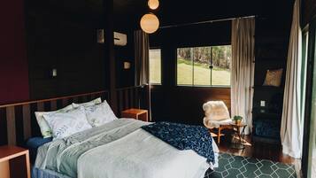 Chalé luxo, sacada, vista para a montanha | Wi-Fi de cortesia