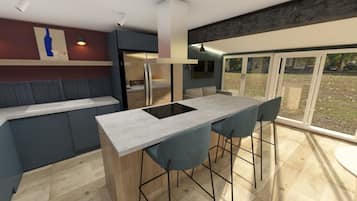 Microwave, oven, dishwasher