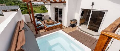Luxury-Penthouse, 3 Schlafzimmer | Terrasse/Patio